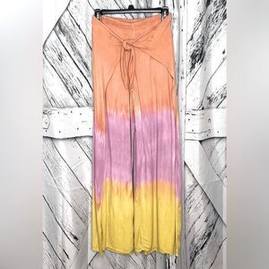 Young Fabulous & Broke tie dye wrap pants S